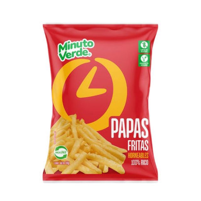Papas Prefritas Minuto Verde 1 kg